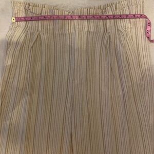 Banana Republic high waisted, wide leg paper bag waist with matching bel…